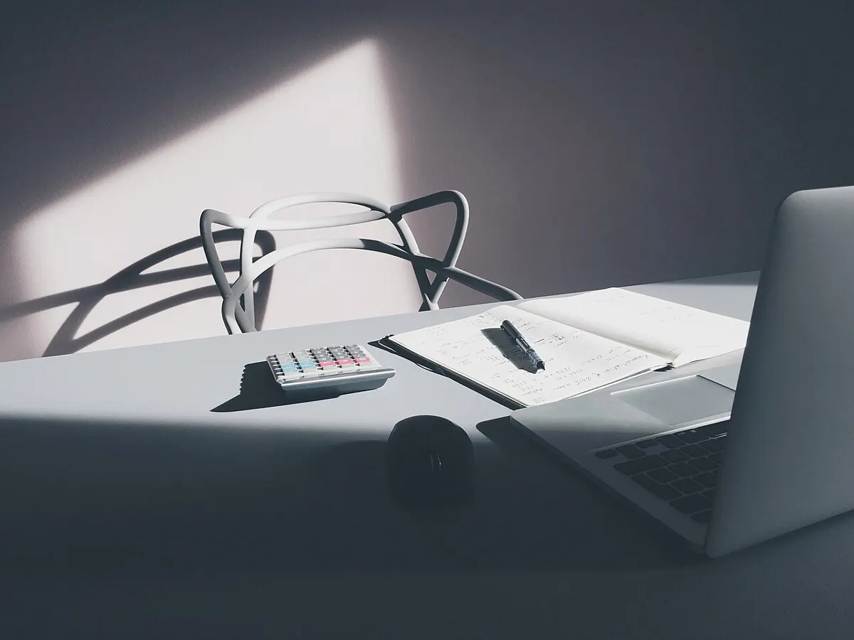 Calculatrice et documents comptables