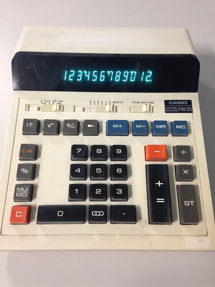 Calculatrice et documents comptables