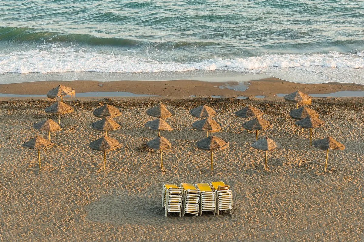 Plage au bord de la mer